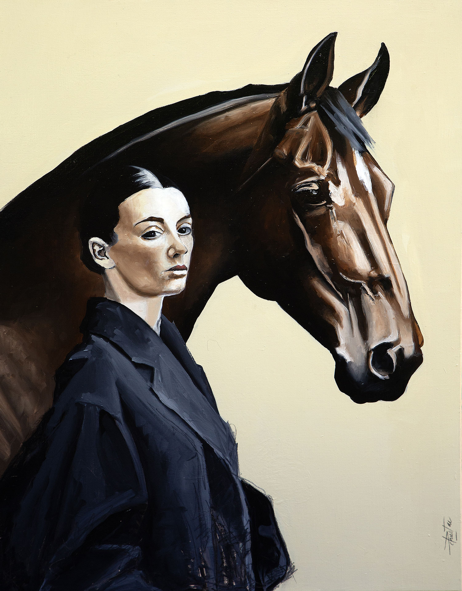 Femme et cheval 02